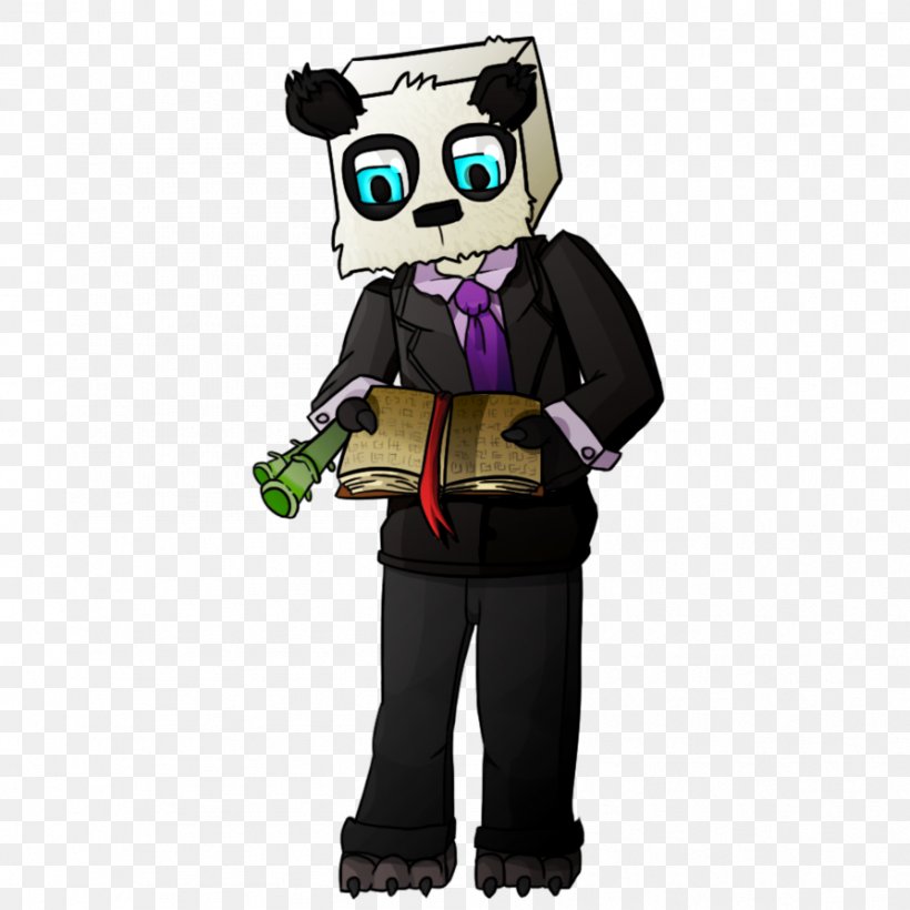 Minecraft Giant Panda Fan Art DeviantArt, PNG, 894x894px, Minecraft, Art, Cartoon, Character, Deviantart Download Free