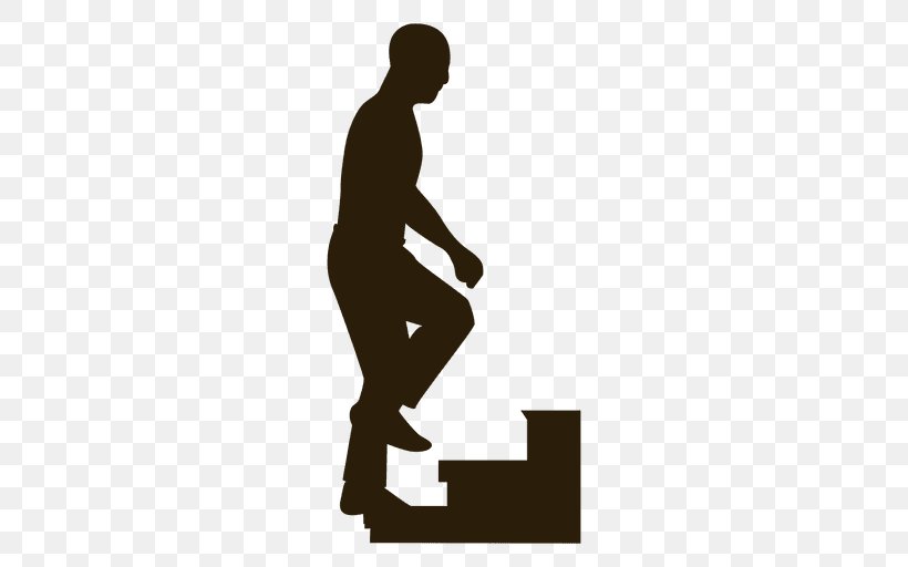 Silhouette Stairs Climbing Person, PNG, 512x512px, Silhouette, Arm, Climbing, Coaching, Hand Download Free
