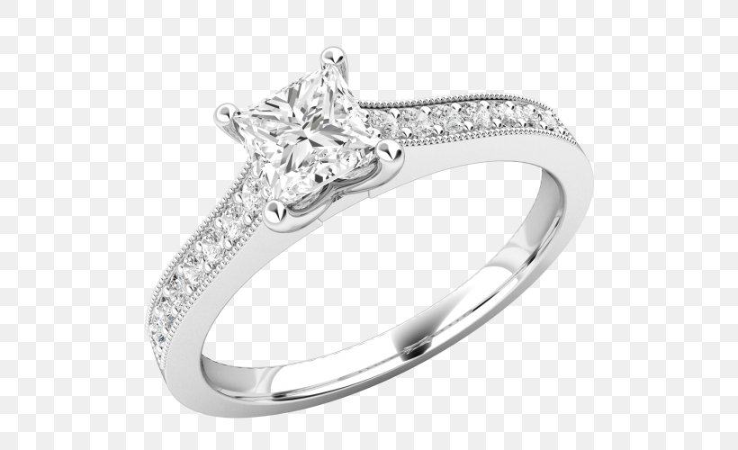 Wedding Ring Princess Cut Diamond Cut, PNG, 500x500px, Ring, Body Jewelry, Brilliant, Cut, Diamond Download Free