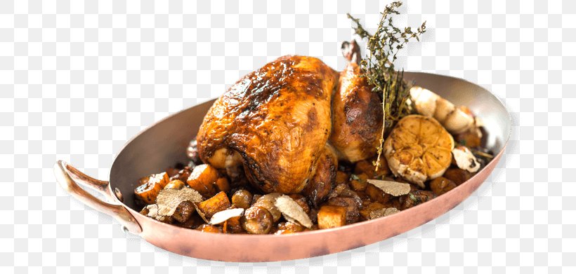 Chicken As Food French Cuisine Roast Chicken Stuffing, PNG, 670x391px, Chicken As Food, Animal Source Foods, Brunch, Chicken Meat, Dinner Download Free