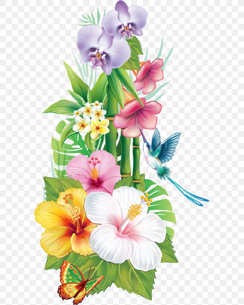 Flower Tropics Drawing Clip Art, PNG, 587x1024px, Flower, Cut Flowers, Drawing, Flora, Floral Design Download Free