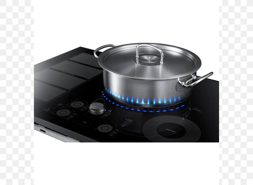 Induction Cooking Cooking Ranges Stainless Steel Home Appliance Samsung, PNG, 800x600px, Induction Cooking, Cooking, Cooking Ranges, Cookware, Cookware Accessory Download Free