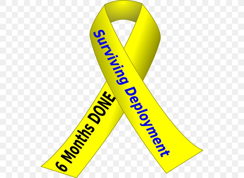 Yellow Ribbon Royalty-free Clip Art, PNG, 546x599px, Yellow Ribbon, Awareness Ribbon, Brand, Drawing, Fashion Accessory Download Free