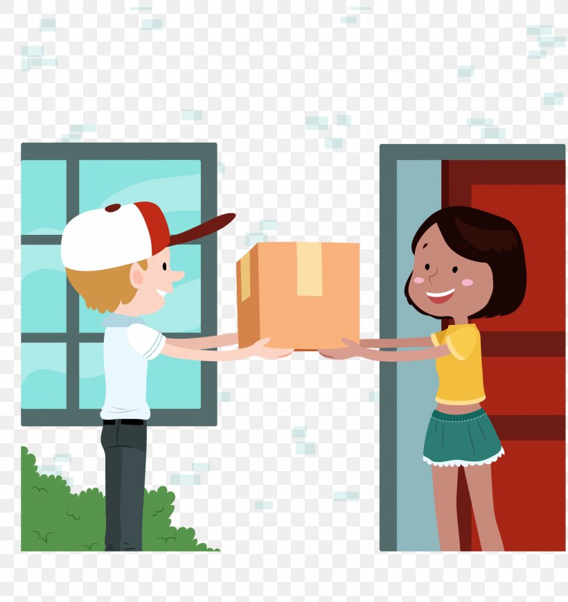 Delivery Courier Logistics Business Freight Transport, PNG, 1569x1664px, Delivery, Business, Cargo, Cartoon, Child Download Free