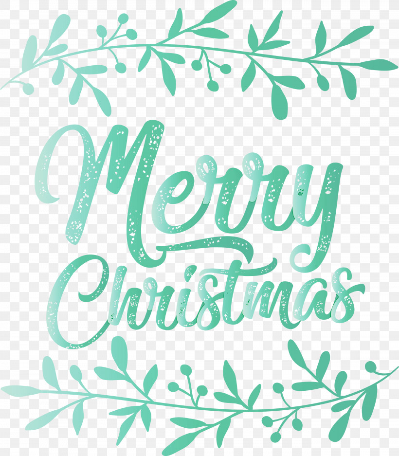 Merry Christmas, PNG, 2624x2999px, Merry Christmas, Biology, Branching, Calligraphy, Green Download Free