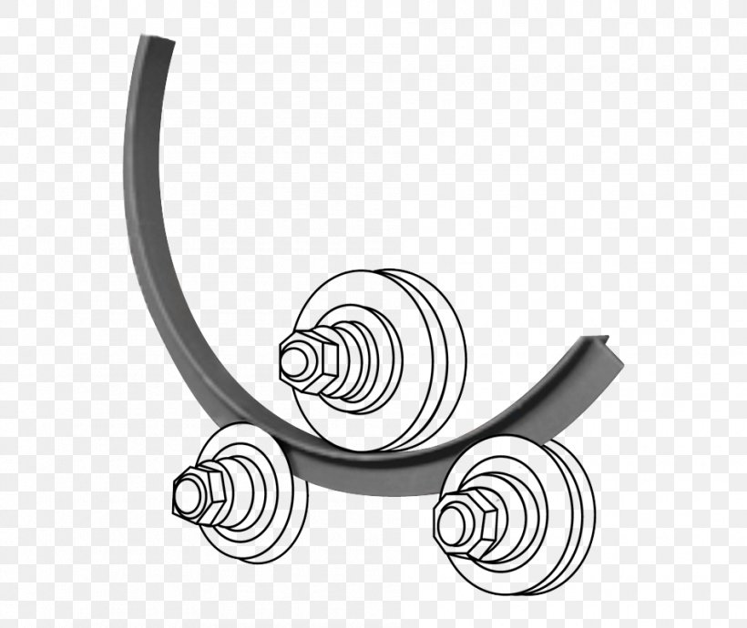 Bending Machine Pipe Rolling, PNG, 950x800px, Bending Machine, Bathroom Accessory, Bending, Black And White, Body Jewelry Download Free