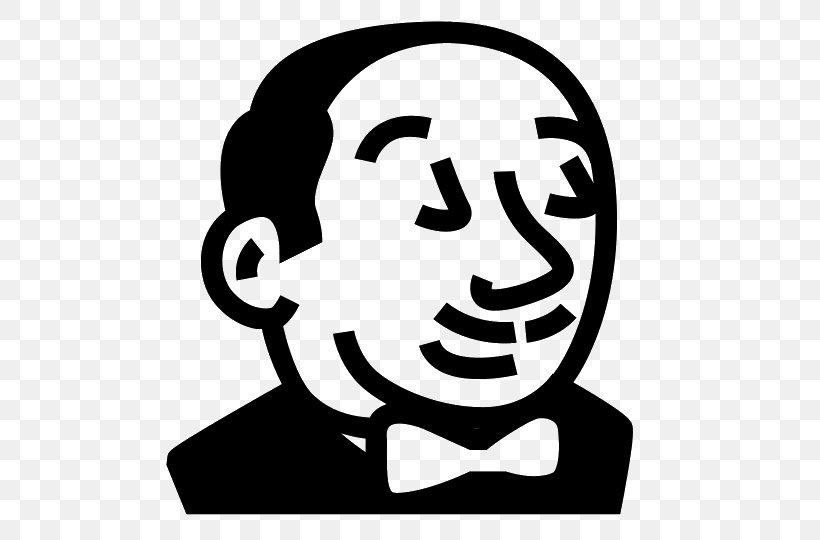 Jenkins Clip Art, PNG, 540x540px, Jenkins, Artwork, Black And White, Continuous Integration, Face Download Free