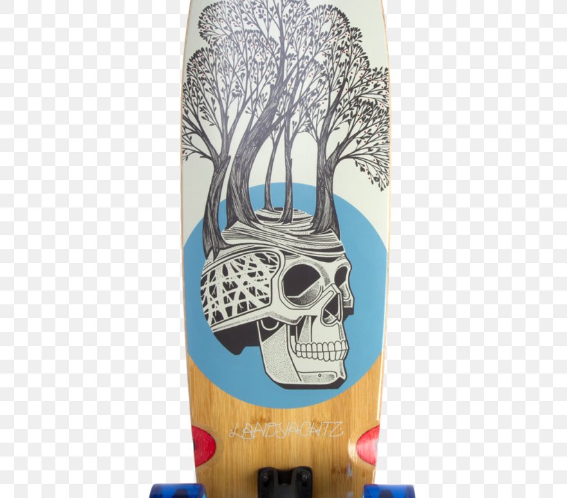 Skateboard Longboard Skull Tree Tropical Woody Bamboos, PNG, 540x720px, Skateboard, Electric Blue, Longboard, Skull, Sports Equipment Download Free