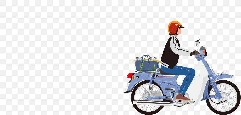 Honda Super Cub Bicycle Honda Sport 90 Scooter, PNG, 818x393px, Honda, Bicycle, Bicycle Accessory, Cylinder, Honda Gold Wing Download Free