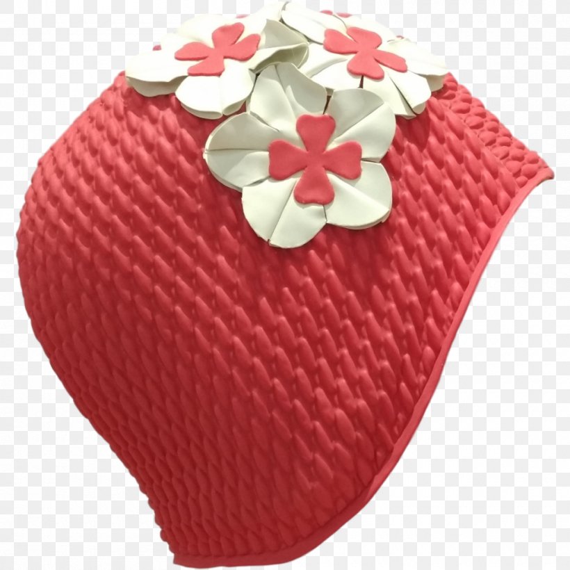 Swim Caps Bonnet Spandex Red Fashion, PNG, 1000x1000px, Swim Caps, Black, Bonnet, Fashion, Flower Download Free