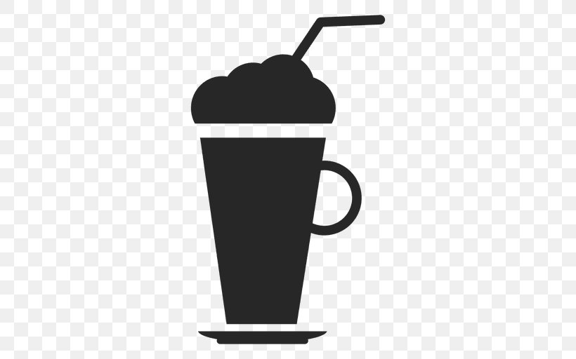 Milkshake Smoothie Ice Cream, PNG, 512x512px, Milkshake, Black And White, Chocolate, Coffee Cup, Cup Download Free