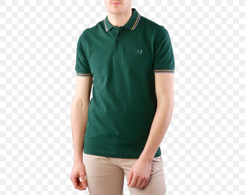 Polo Shirt T-shirt Tennis Jeans Green, PNG, 490x653px, Polo Shirt, Collar, Color, Fred Perry, Green Download Free