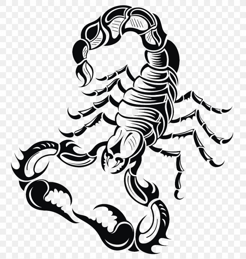 Scorpion Drawing Royalty-free Clip Art, PNG, 952x1000px, Scorpion, Art, Black And White, Drawing, Horse Like Mammal Download Free