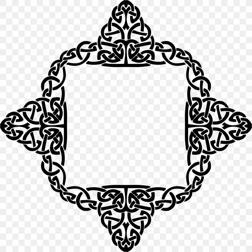 Line Art Celtic Knot Clip Art, PNG, 2320x2320px, Line Art, Area, Black, Black And White, Celtic Knot Download Free