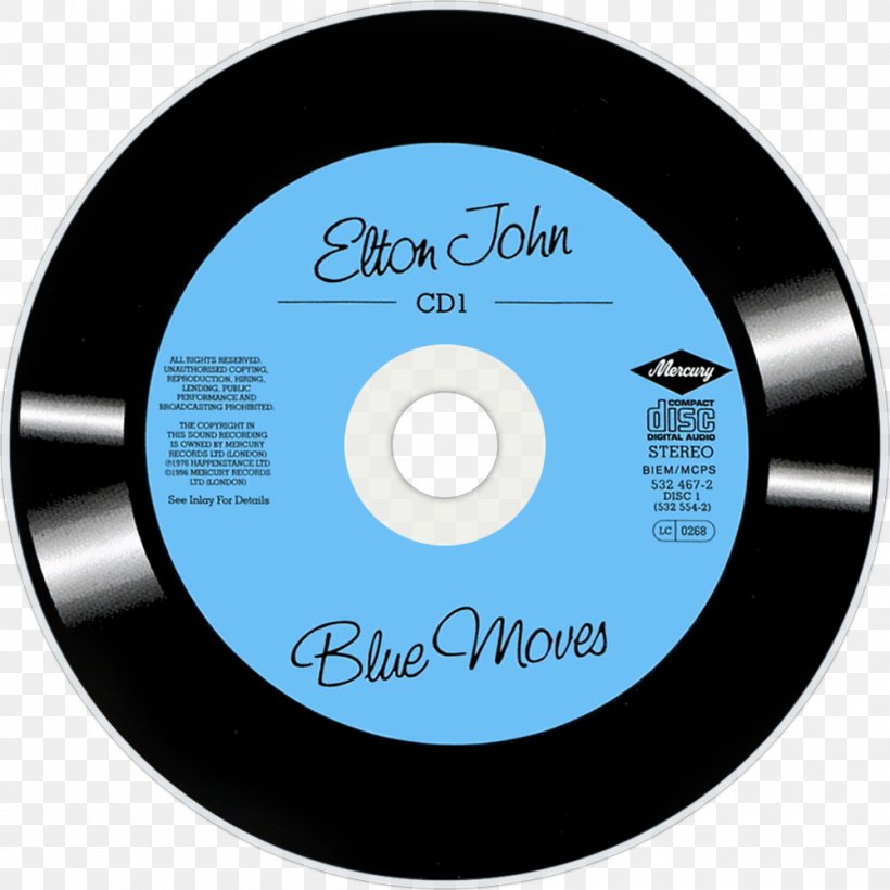 Blue Moves Reg Strikes Back A Single Man Captain Fantastic And The Brown Dirt Cowboy Film, PNG, 1000x1000px, Blue Moves, Brand, Com, Compact Disc, Data Storage Device Download Free