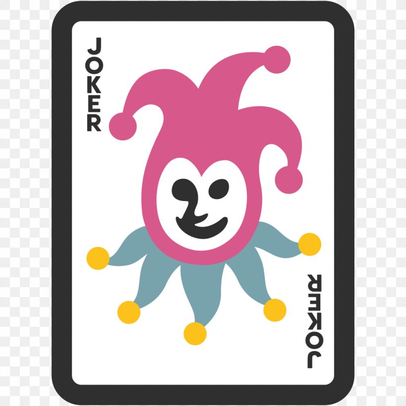 Joker Emoji Playing Card Unicode Game, PNG, 1024x1024px, Joker, Android, Android Nougat, Area, Emoji Download Free