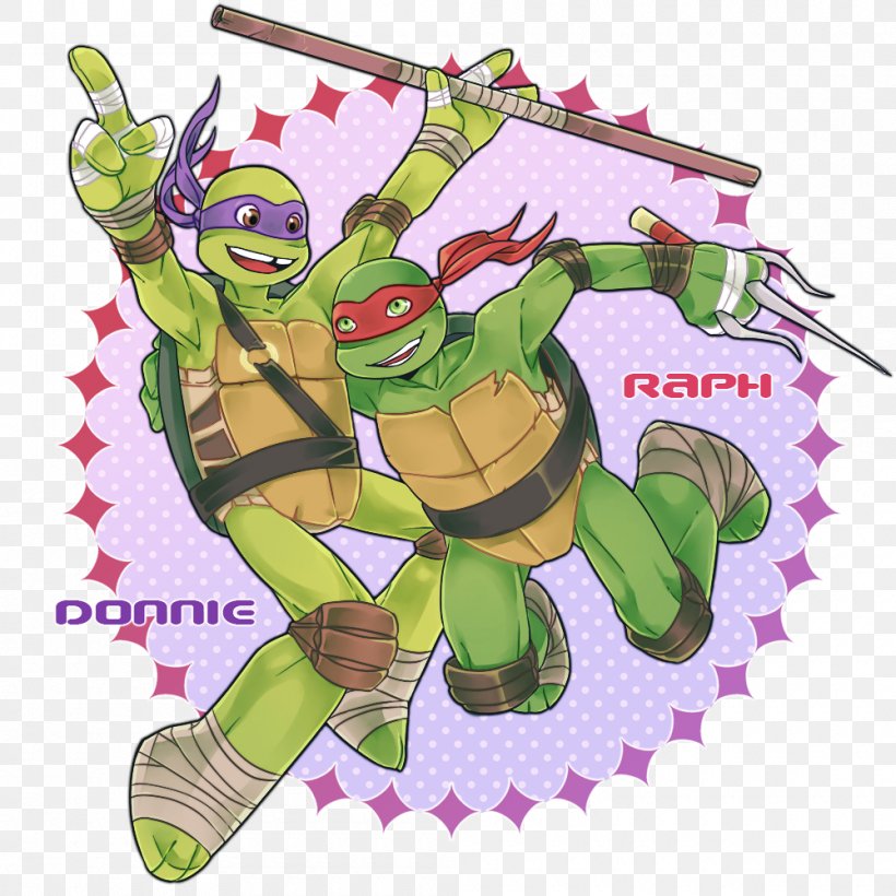 Donatello Raphael Leonardo Teenage Mutant Ninja Turtles Raksha Bandhan, PNG, 1000x1000px, Donatello, Art, Cartoon, Deviantart, Fictional Character Download Free