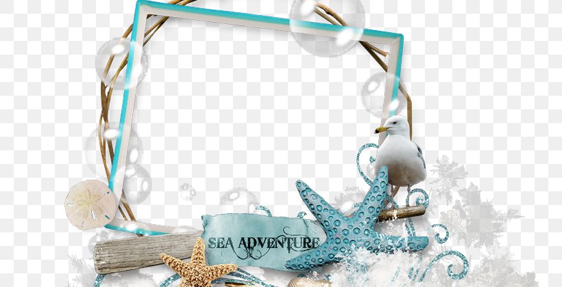 Picture Frames Sea Beach Scrapbooking, PNG, 800x420px, Picture Frames, Askartelu, Beach, Blue, Christmas Ornament Download Free