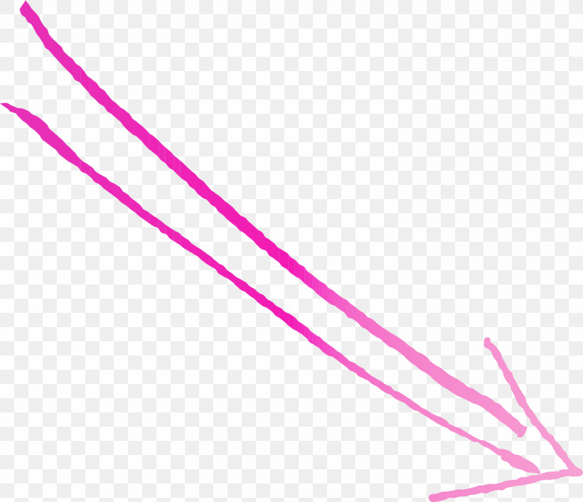 Pink Line Violet Magenta Font, PNG, 3000x2584px, Hand Drawn Arrow, Line, Magenta, Paint, Pink Download Free