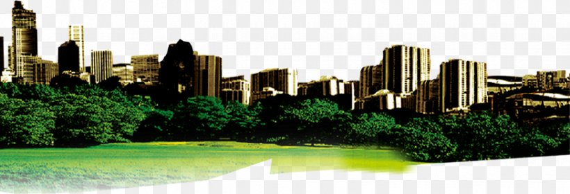 Skyline Real Property Metropolis Urban Design, PNG, 875x299px, Skyline, Advertising, City, Condominium, Grass Download Free