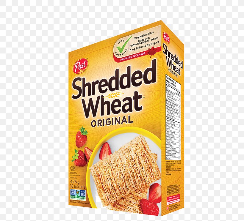 Breakfast Cereal Shredded Wheat Whole Grain Post Holdings Inc Bran, PNG, 760x744px, Breakfast Cereal, Biscuit, Bran, Breakfast, Commodity Download Free