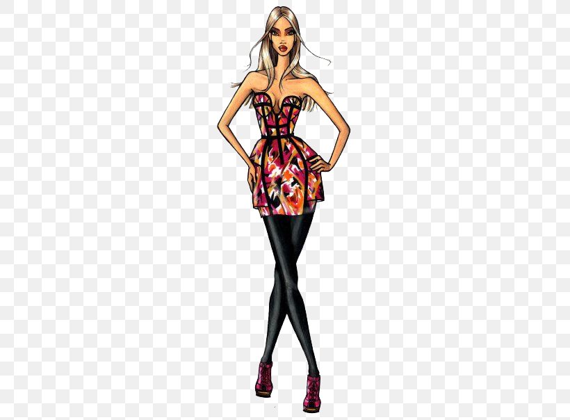 Cartoon Fashion Illustration Drawing Illustration, PNG, 217x604px, Watercolor, Cartoon, Flower, Frame, Heart Download Free