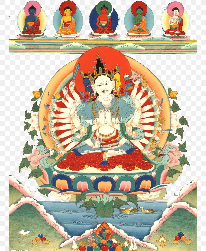 Cundi Bodhisattva Thangka Buddhahood Buddhism, PNG, 751x998px, Cundi, Art, Bodhisattva, Buddhahood, Buddhism Download Free
