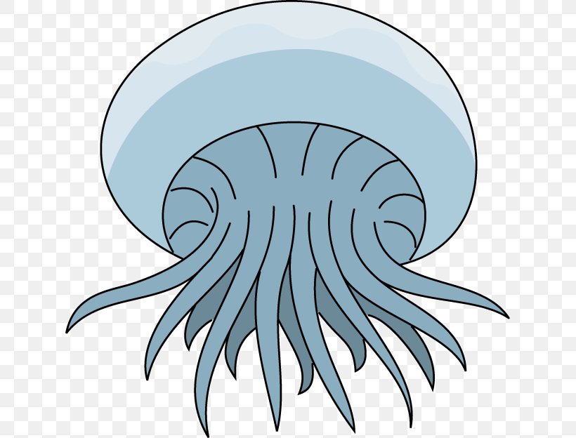 Jellyfish Line Art Invertebrate Clip Art, PNG, 633x624px, Jellyfish, Animal, Aqua, Artwork, Black And White Download Free