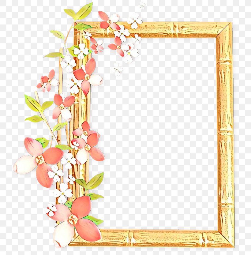 Floral Design Picture Frames Cut Flowers Rectangle, PNG, 763x833px, Floral Design, Cut Flowers, Flower, Interior Design, Mirror Download Free