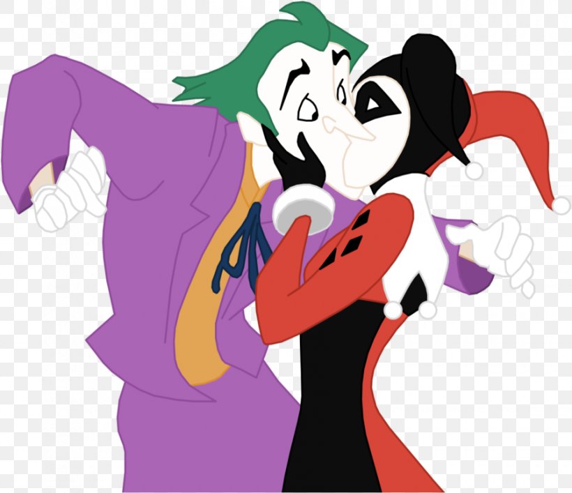 Harley Quinn Joker Poison Ivy Batman: Arkham City, PNG, 900x776px, Watercolor, Cartoon, Flower, Frame, Heart Download Free