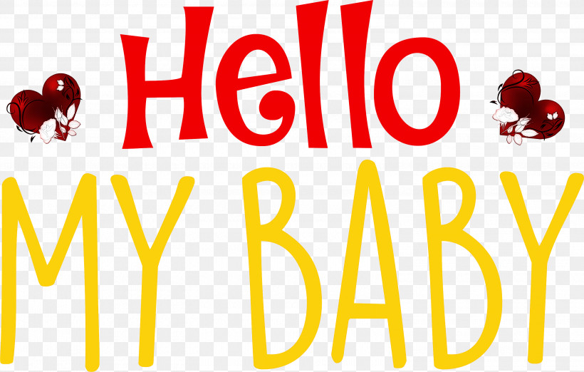 Hello My Baby Valentines Day Valentines Day Quote, PNG, 3000x1912px, Hello My Baby, Fruit, Geometry, Line, Logo Download Free