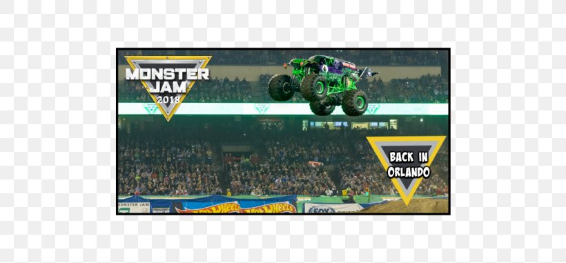 Monster Truck Grave Digger Camping World Stadium Feld Entertainment Monster Energy, PNG, 678x381px, 2017, 2018, Monster Truck, Advertising, Banner Download Free