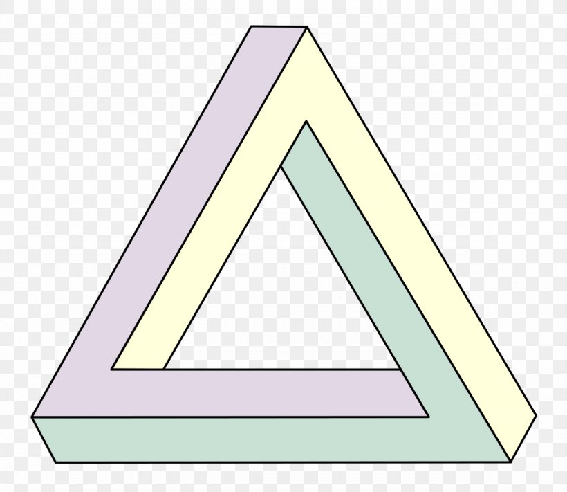 Penrose Triangle Waterfall Geometry Impossible Object, PNG, 1180x1024px, Penrose Triangle, Geometry, Impossible Object, M C Escher, Penrose Stairs Download Free