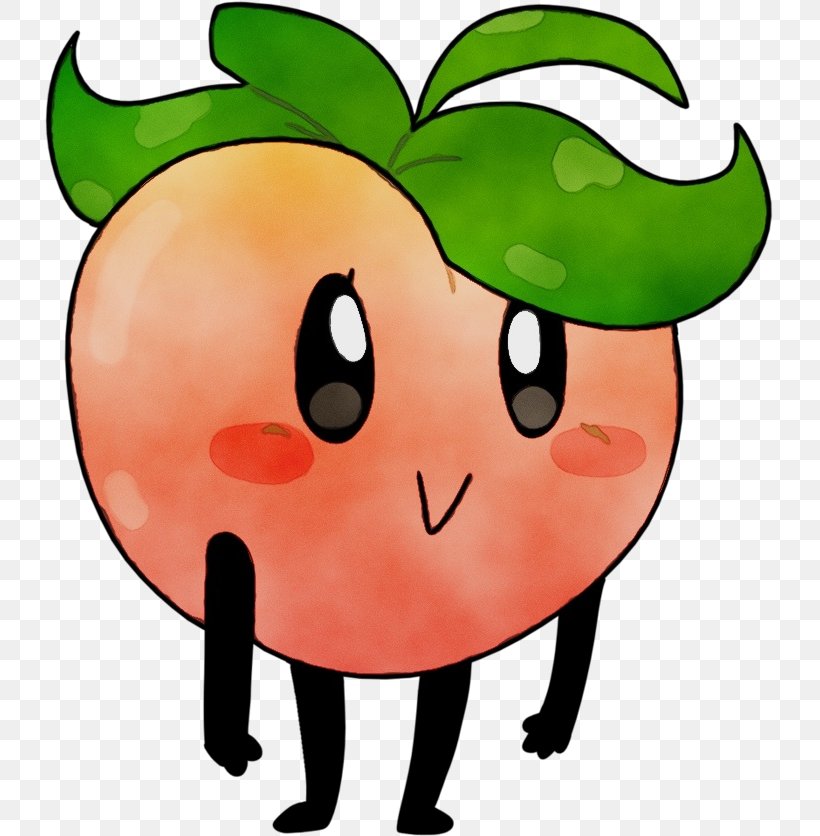 Watercolor Plant, PNG, 729x836px, Watercolor, Apple, Cartoon, Character, Food Download Free
