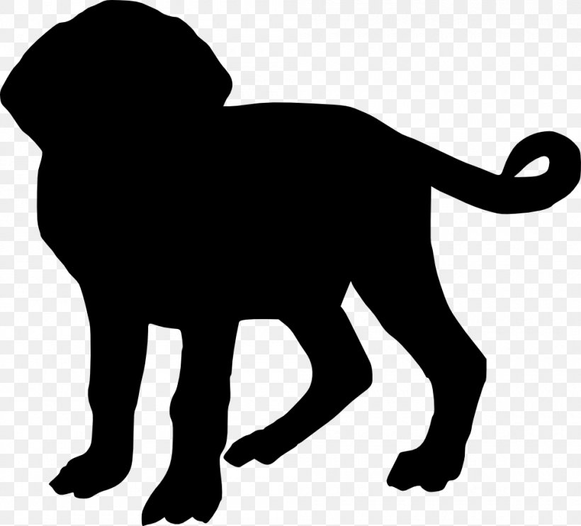 Dog Silhouette Clip Art, PNG, 1000x905px, Dog, Animal, Big Cats, Black, Black And White Download Free