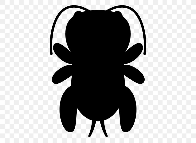 Insect Black Silhouette White Clip Art, PNG, 600x600px, Insect, Artwork, Black, Black And White, Black M Download Free