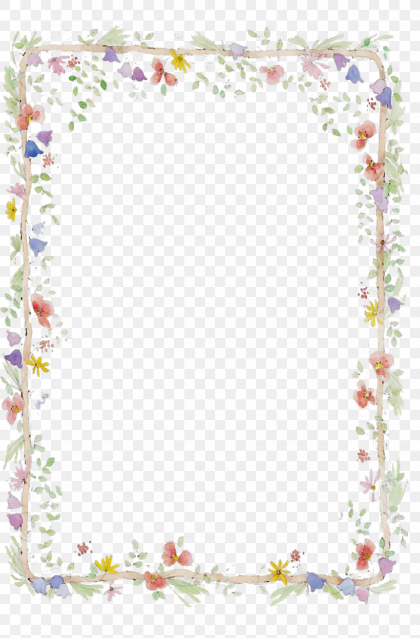 Picture Frame, PNG, 2349x3571px, Watercolor, Paint, Picture Frame, Rectangle, Wet Ink Download Free