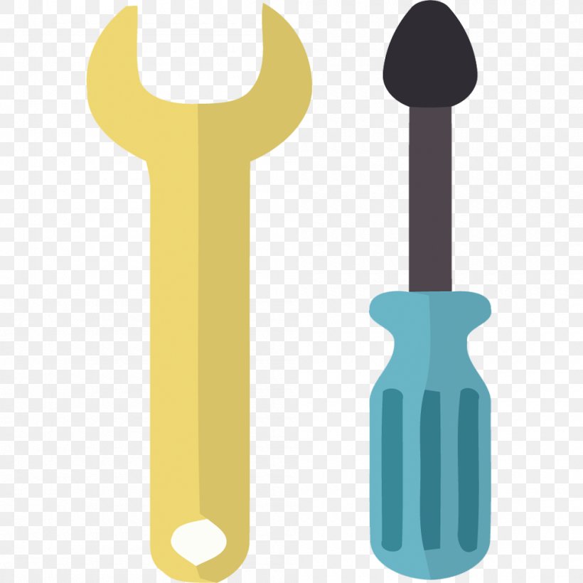 Screwdriver, PNG, 1000x1000px, Screwdriver, Designer, Tool, Wrench, Yellow Download Free