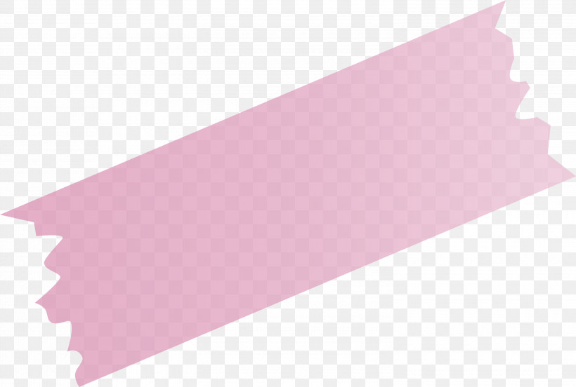 Tape, PNG, 3000x2021px, Tape, Angle, Line, Meter, Pink M Download Free