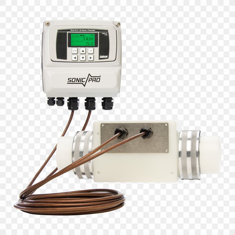 Ultrasonic Flow Meter Flow Measurement Ultrasound Industry Ultrapure Water, PNG, 1200x1200px, Ultrasonic Flow Meter, Electronics, Electronics Accessory, Flow Measurement, Hardware Download Free