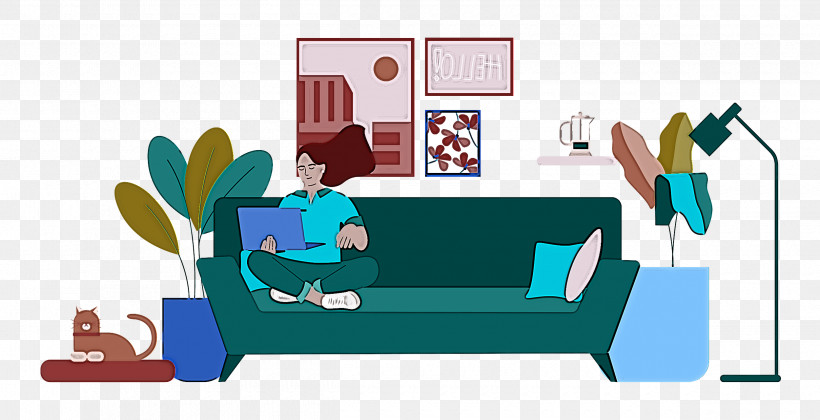 Alone Time, PNG, 2500x1282px, Alone Time, Cartoon, Furniture, Meter Download Free