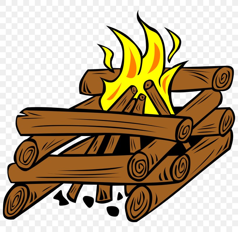 Campfire Log Cabin Camping Clip Art, PNG, 800x800px, Fire, Art, Artwork, Bonfire, Building Download Free