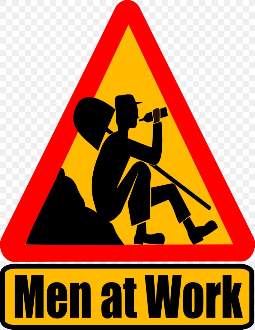 Clip Art Men At Work Vector Graphics Image Openclipart, PNG, 850x1100px, Men At Work, Area, Artwork, Brand, Logo Download Free