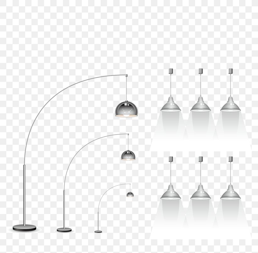 Light Fixture Lamp White Design, PNG, 804x804px, Light, Black, Black And White, Color, Glass Download Free