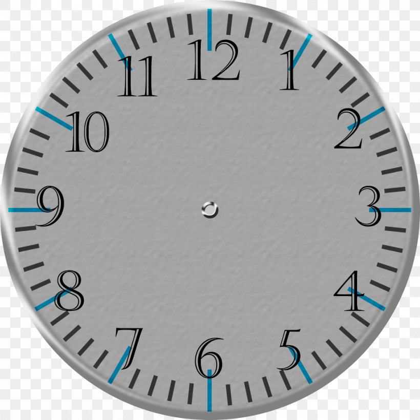 Clock Face Clip Art Alarm Clocks, PNG, 1000x1000px, Clock, Alarm Clocks, Atomic Clock, Blue, Clock Face Download Free