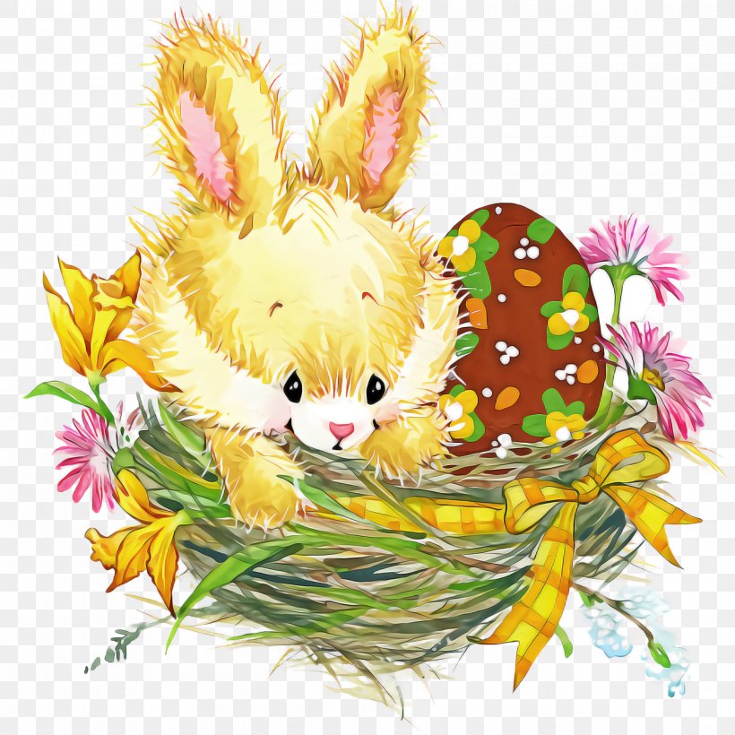 Easter Bunny, PNG, 2000x2000px, Easter Bunny, Easter, Easter Egg, Grass, Plant Download Free