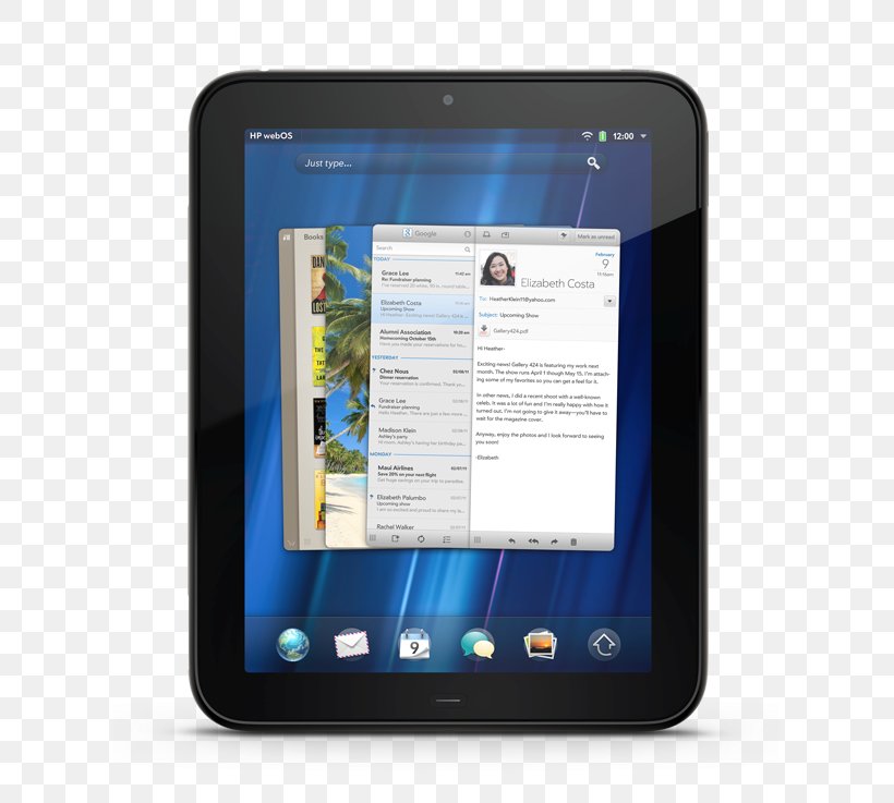 HP TouchPad Hewlett-Packard Laptop Personal Computer, PNG, 611x737px, Hp Touchpad, Android, Apple, Computer, Computer Accessory Download Free