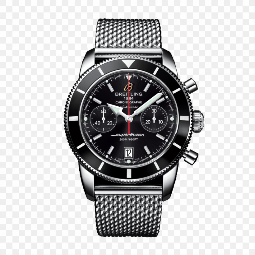 Breitling SA Tissot Watch Chronograph Omega SA, PNG, 1000x1000px, Breitling Sa, Black, Brand, Chronograph, Clock Download Free