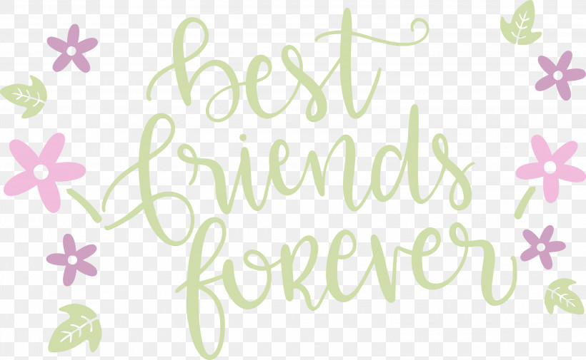 Floral Design, PNG, 3000x1849px, Best Friends Forever, Computer, Floral Design, Friendship Day, Green Download Free