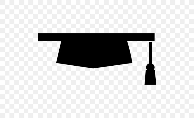 Square Academic Cap Graduation Ceremony Clip Art, PNG, 500x500px, Square Academic Cap, Academic Dress, Black, Black And White, Brand Download Free